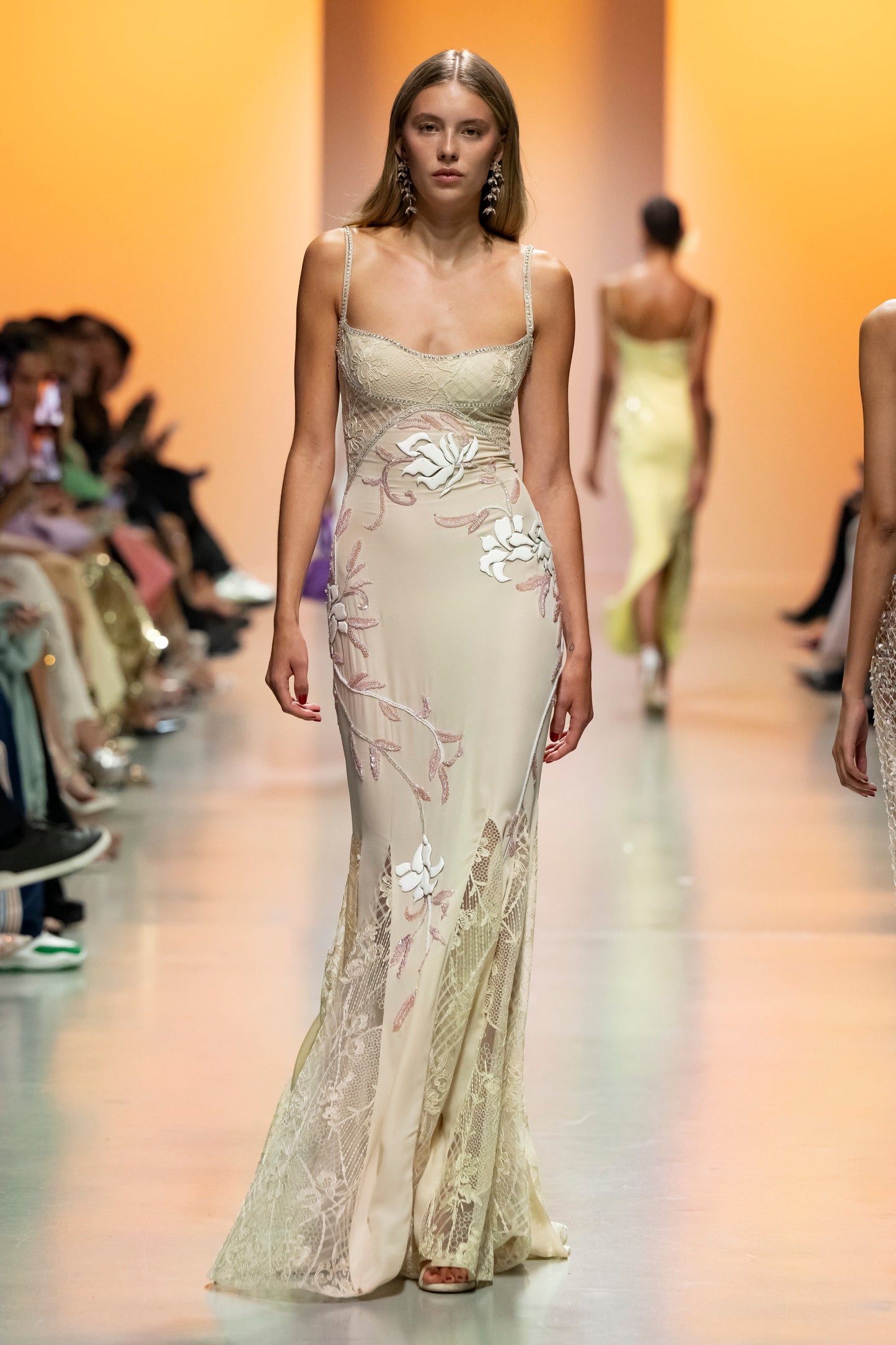 Georgette Beaded Gown