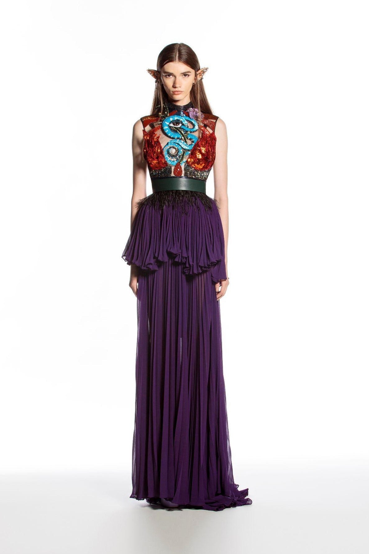 Maxi Snake Dress