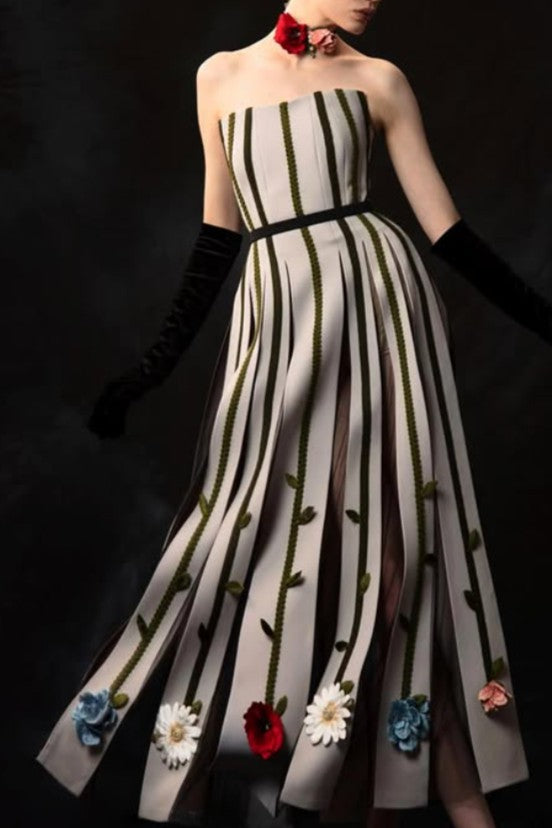 Off-Shoulder Midi Dress