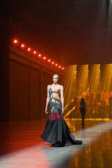 Sleeveless Asymmetric Gown