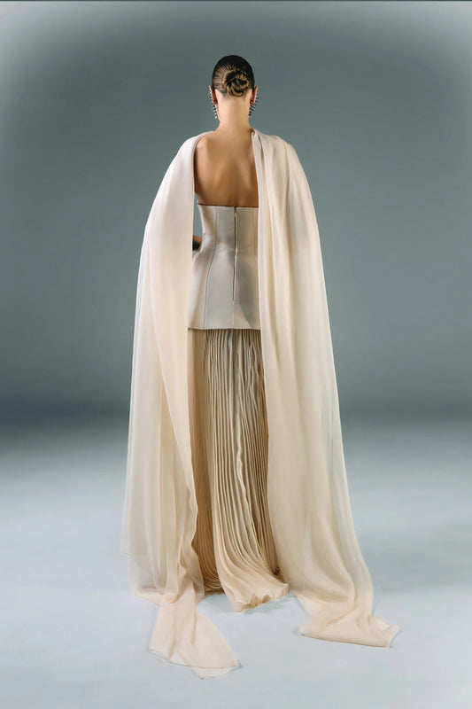 Mikado Embroidered Corset