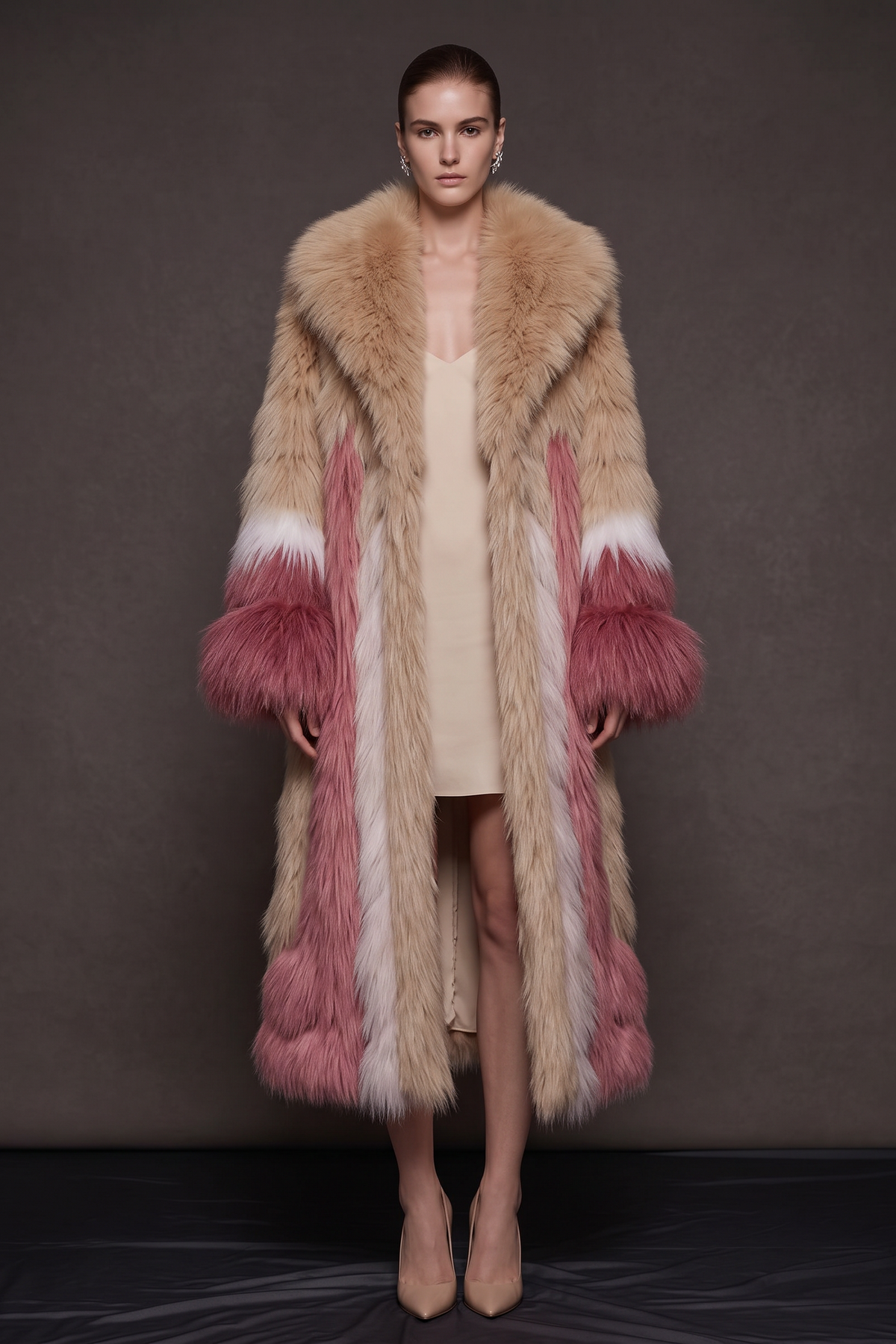 Neapolitan Faux-Fur Coat