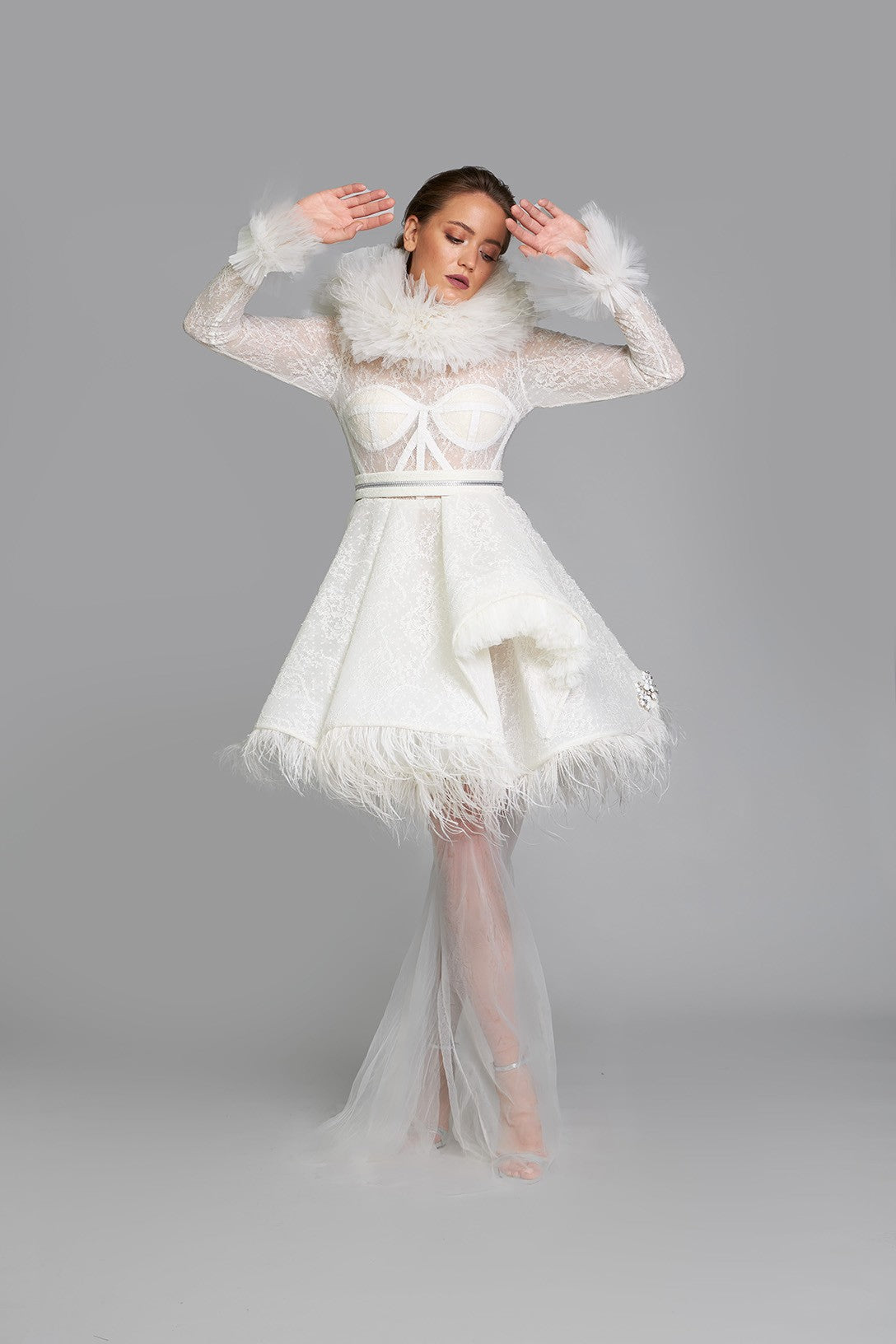 Mini Dress with Underskirt