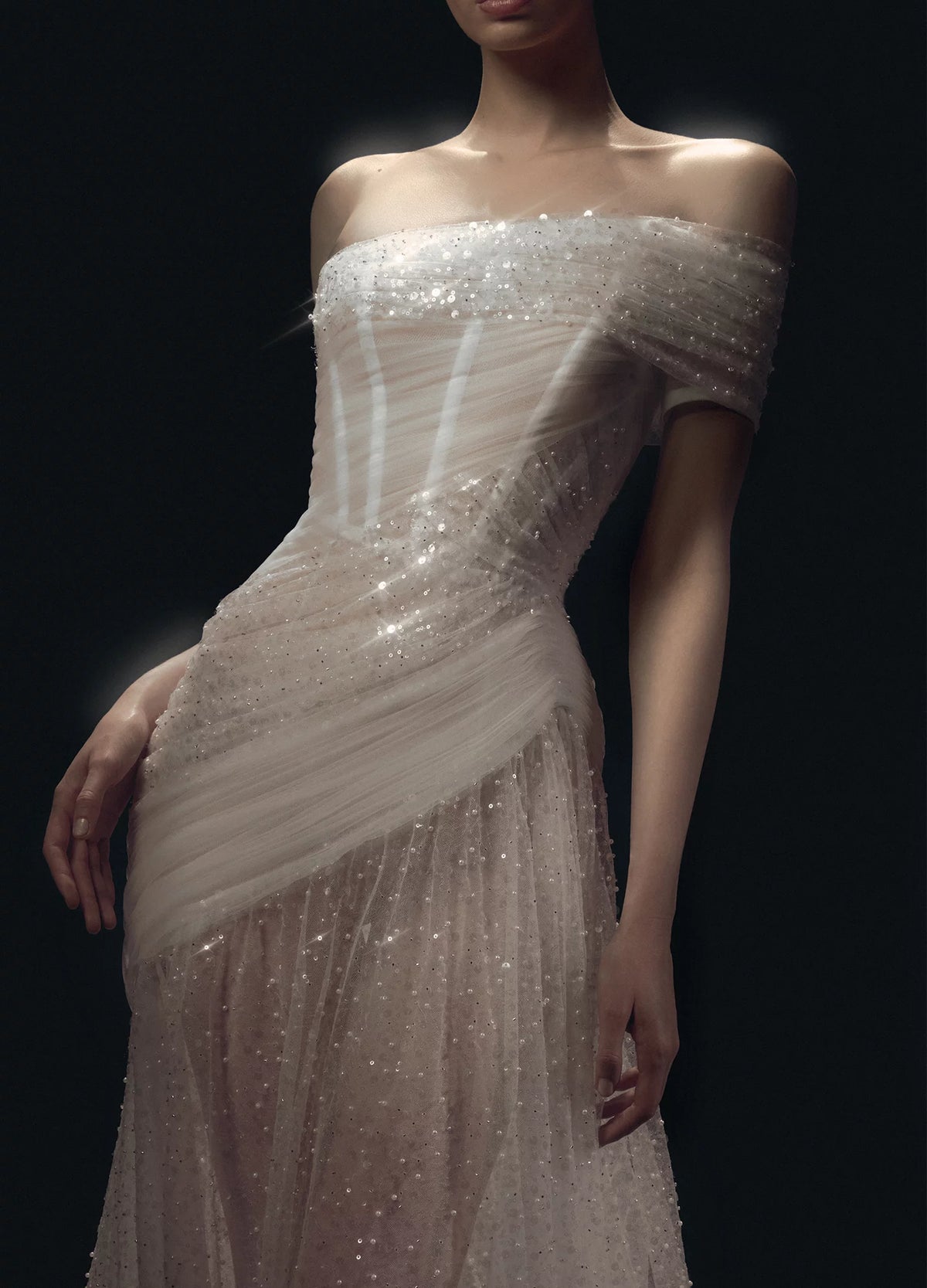 Off-Shoulder Gown