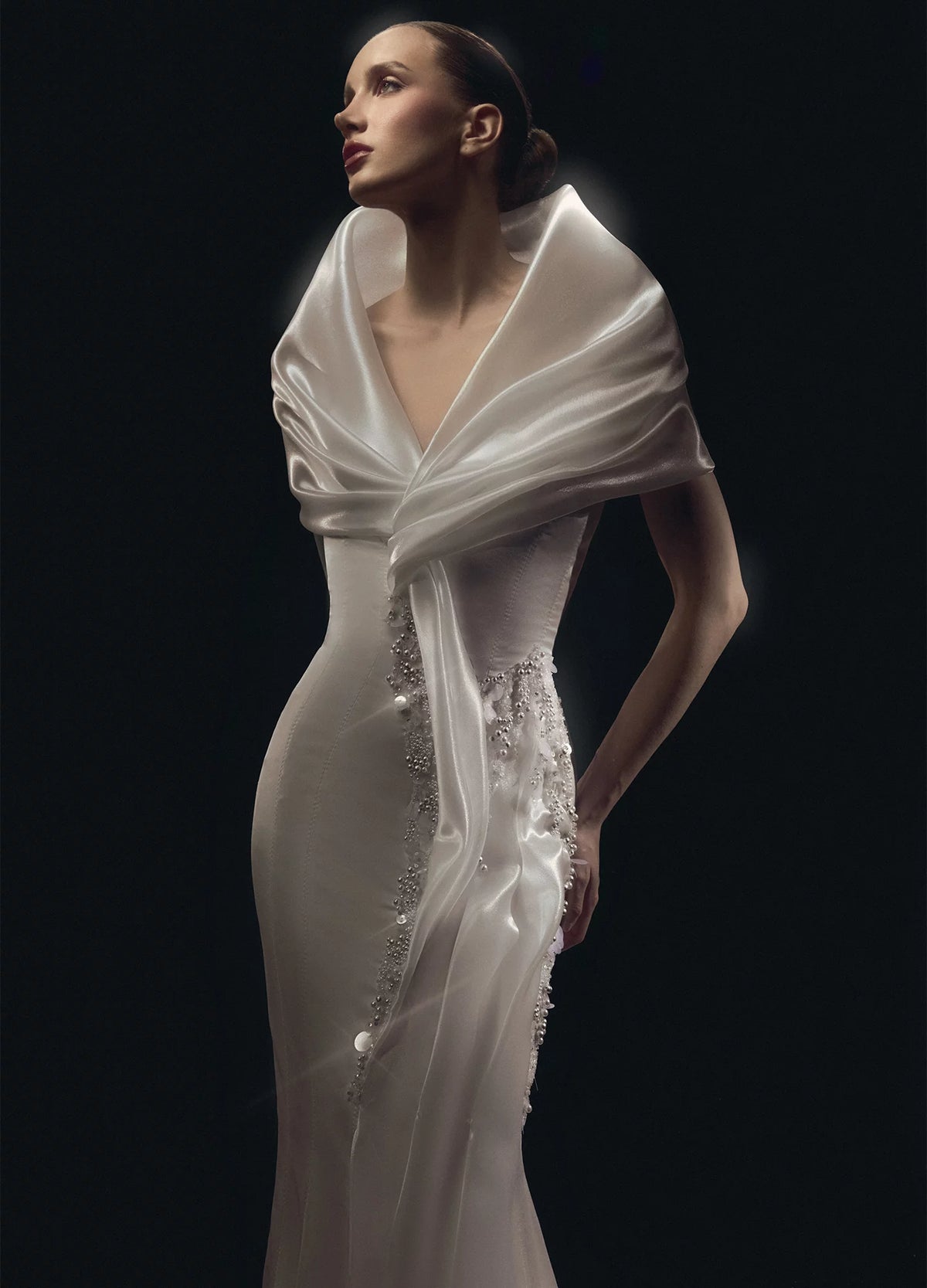 Off-Shoulder Mermaid Gown