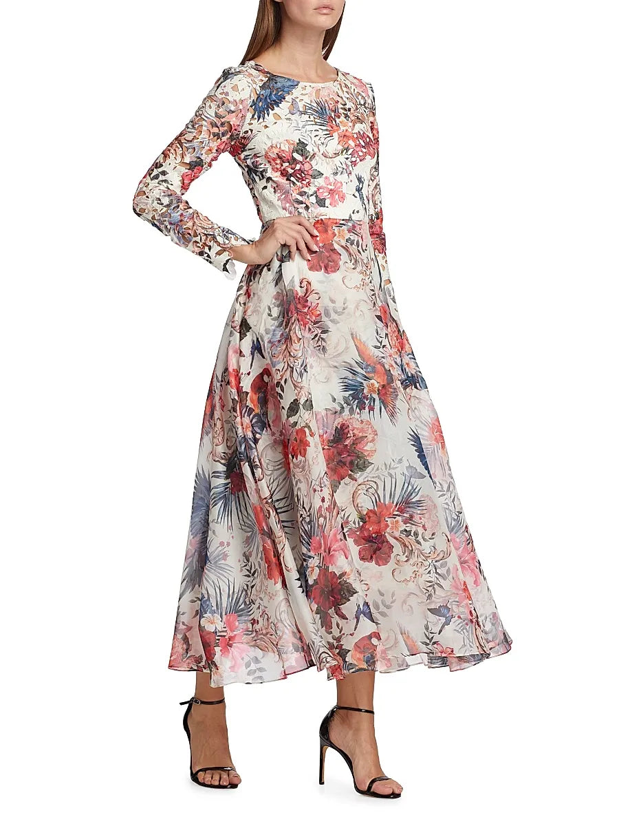 Fit and Flare Midi Dress