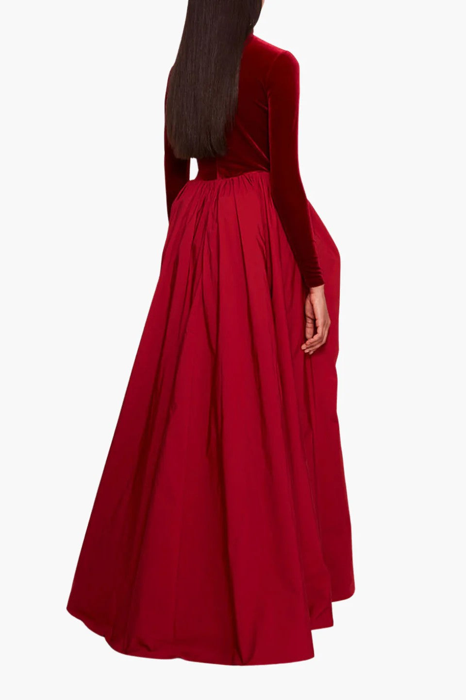 Velvet Taffeta Gown