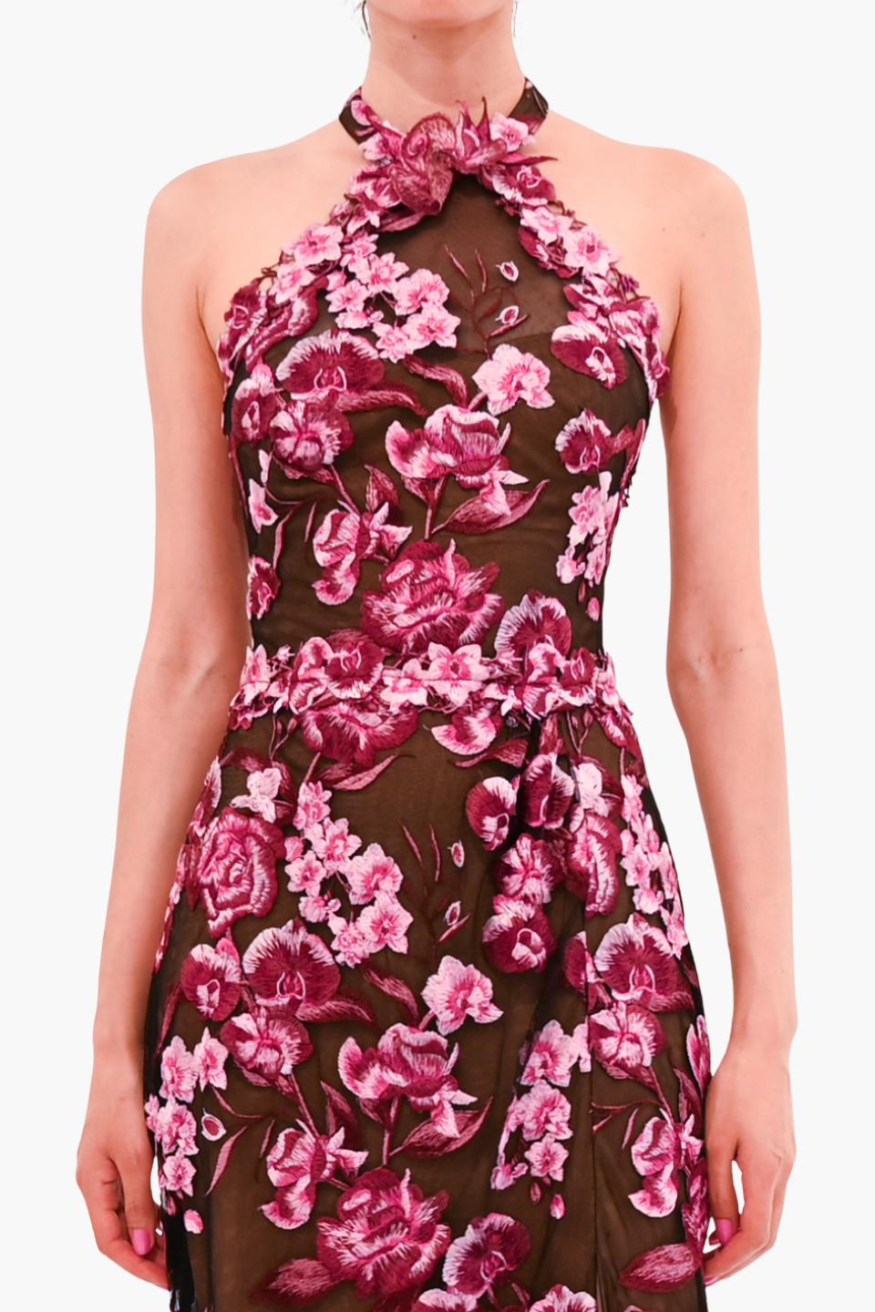 Halter Column Gown
