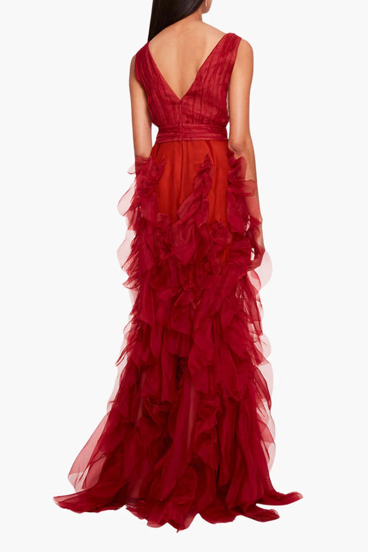 Matte Organza Gown