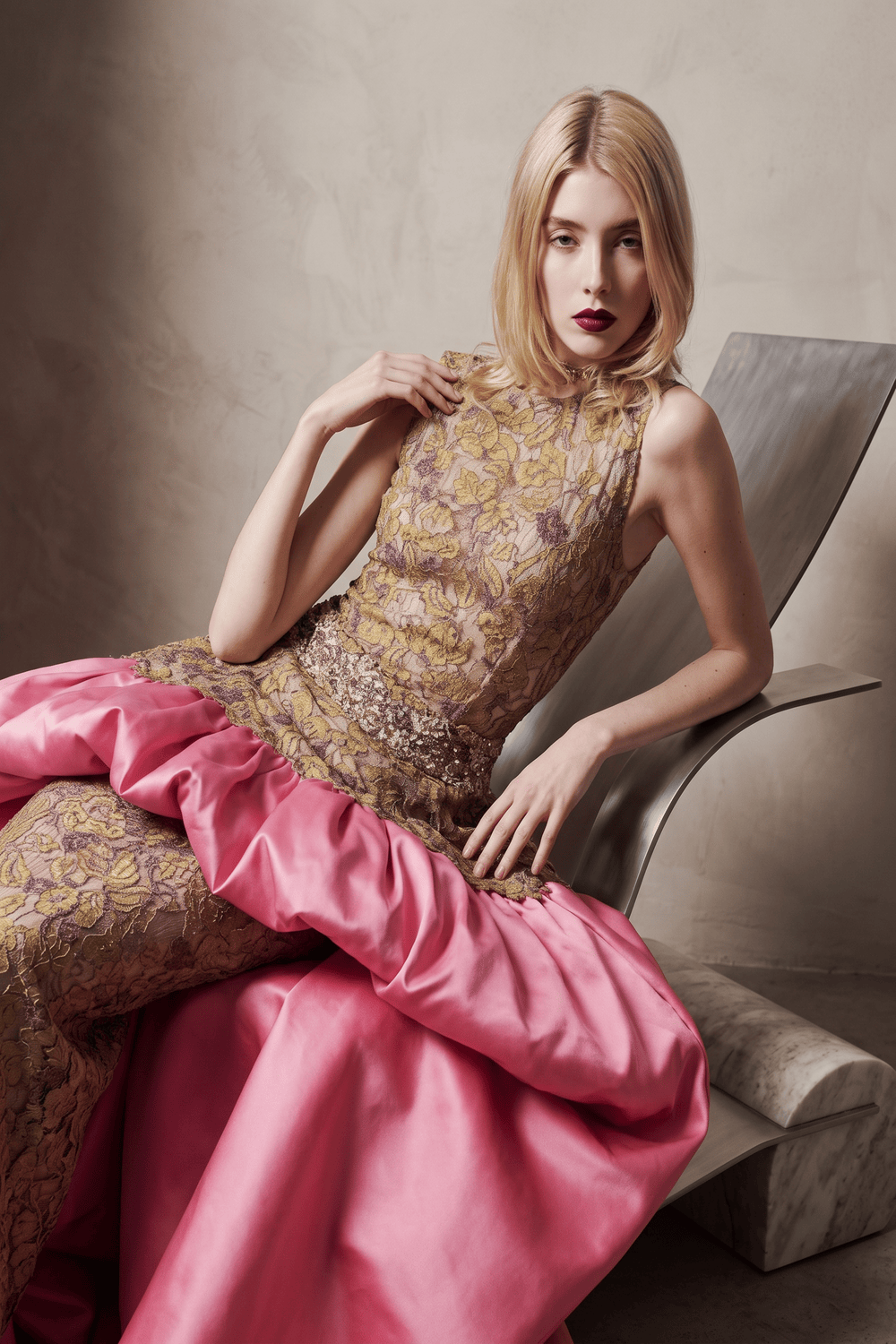 Sleeveless Evening Gown