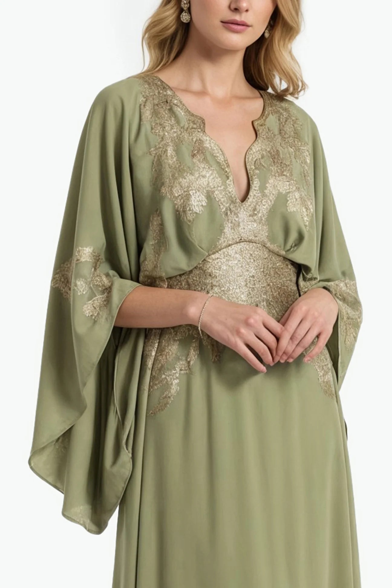 3/4 Sleeve Crepe Abaya
