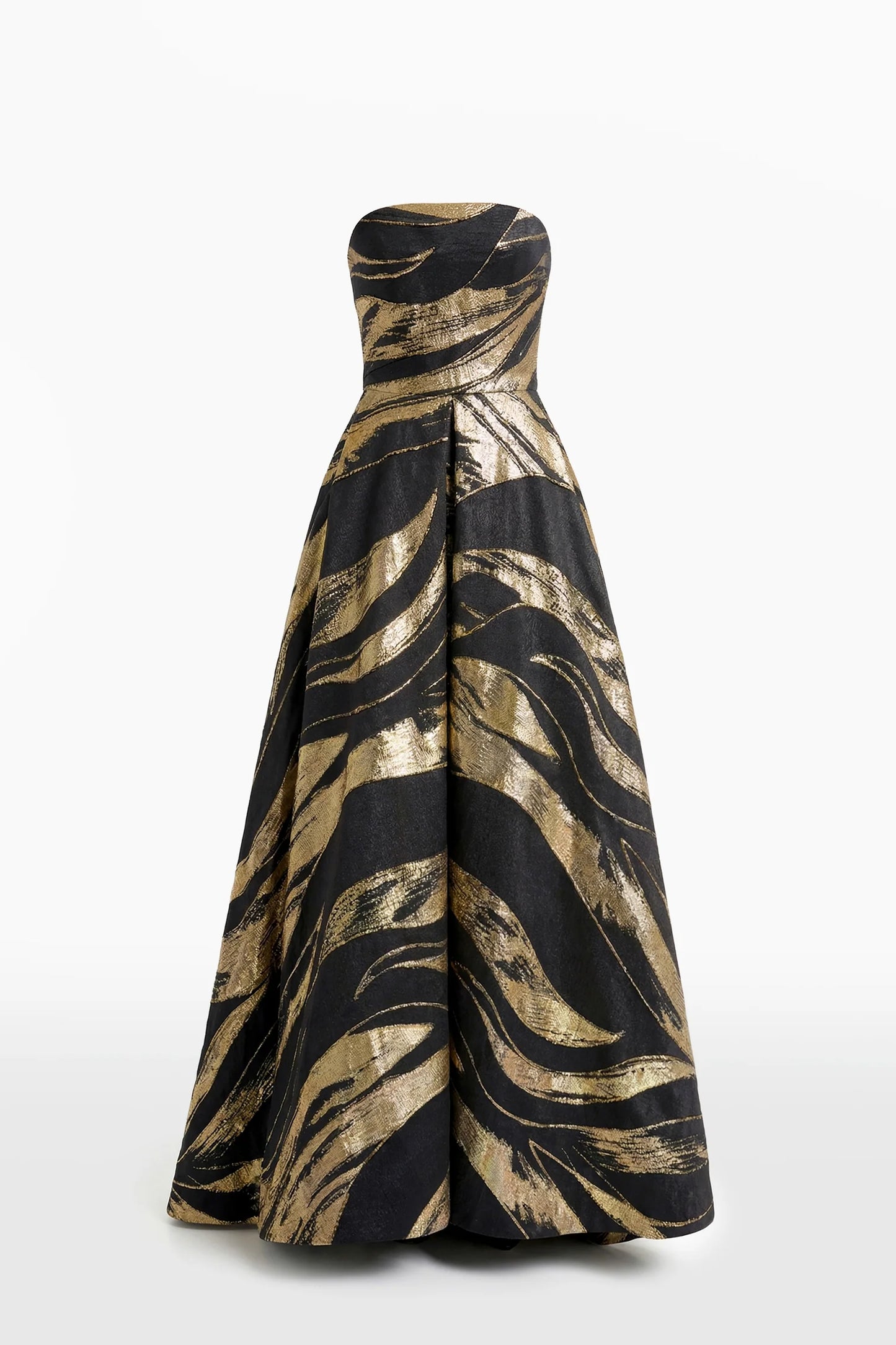 Brocade Strapless Dress