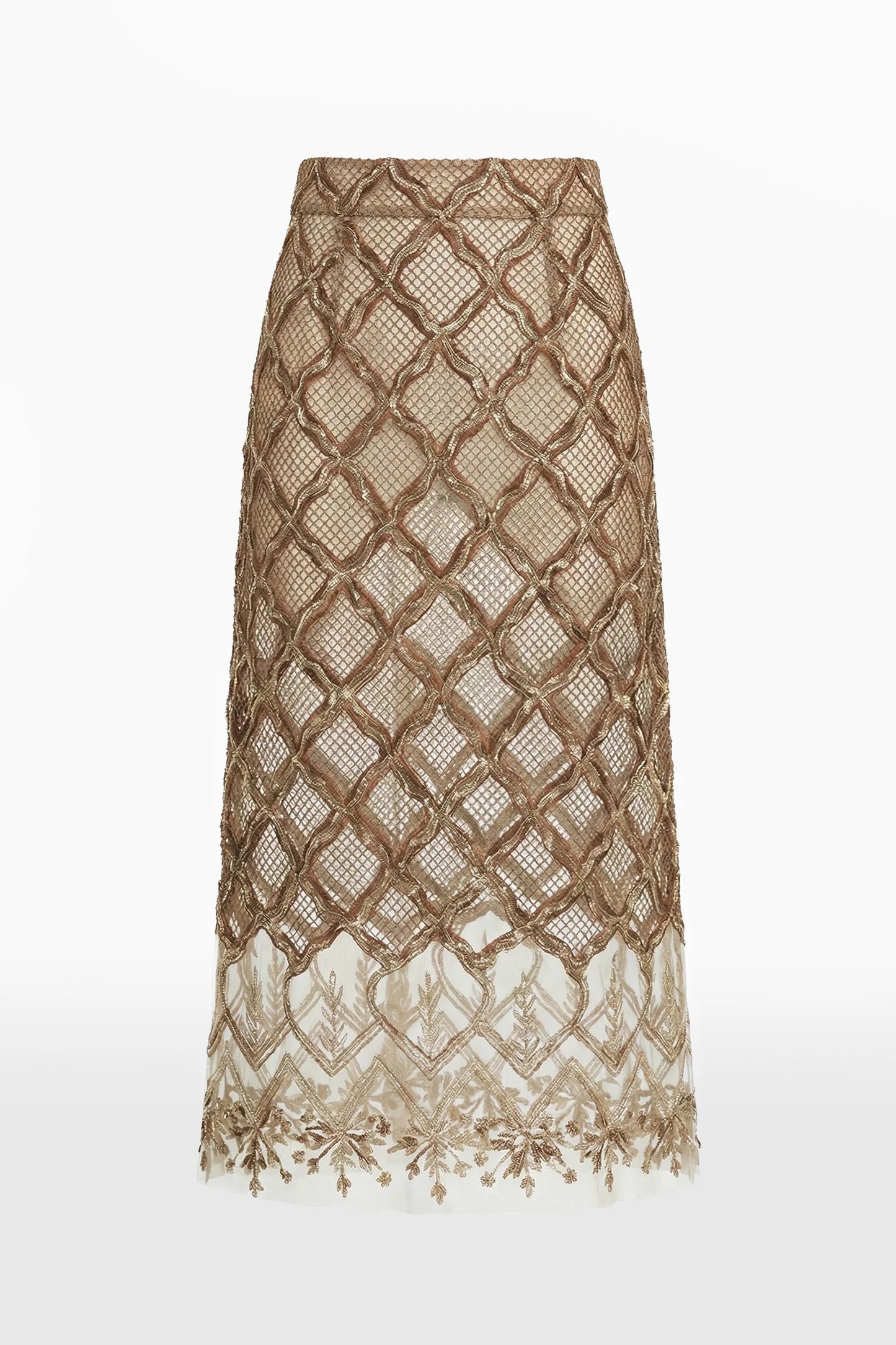 Knit Sweater and Embroidered Skirt Set