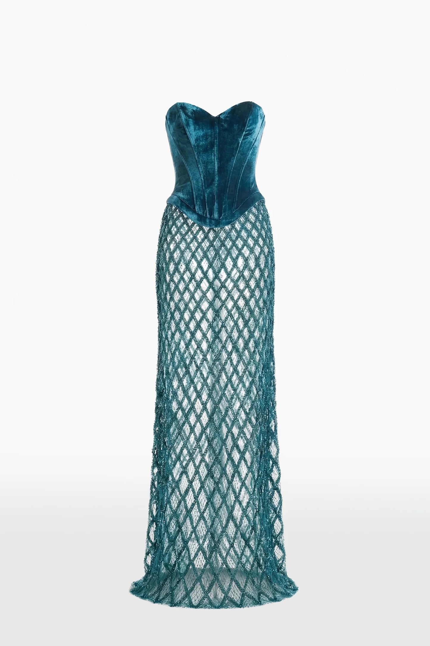 Velvet Embroidered Dress