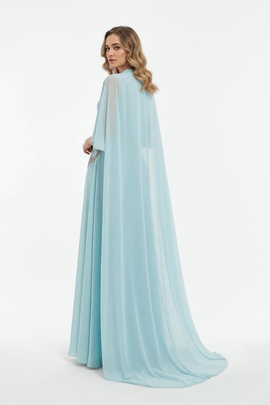 Half Sleeve Embroidered Kaftan