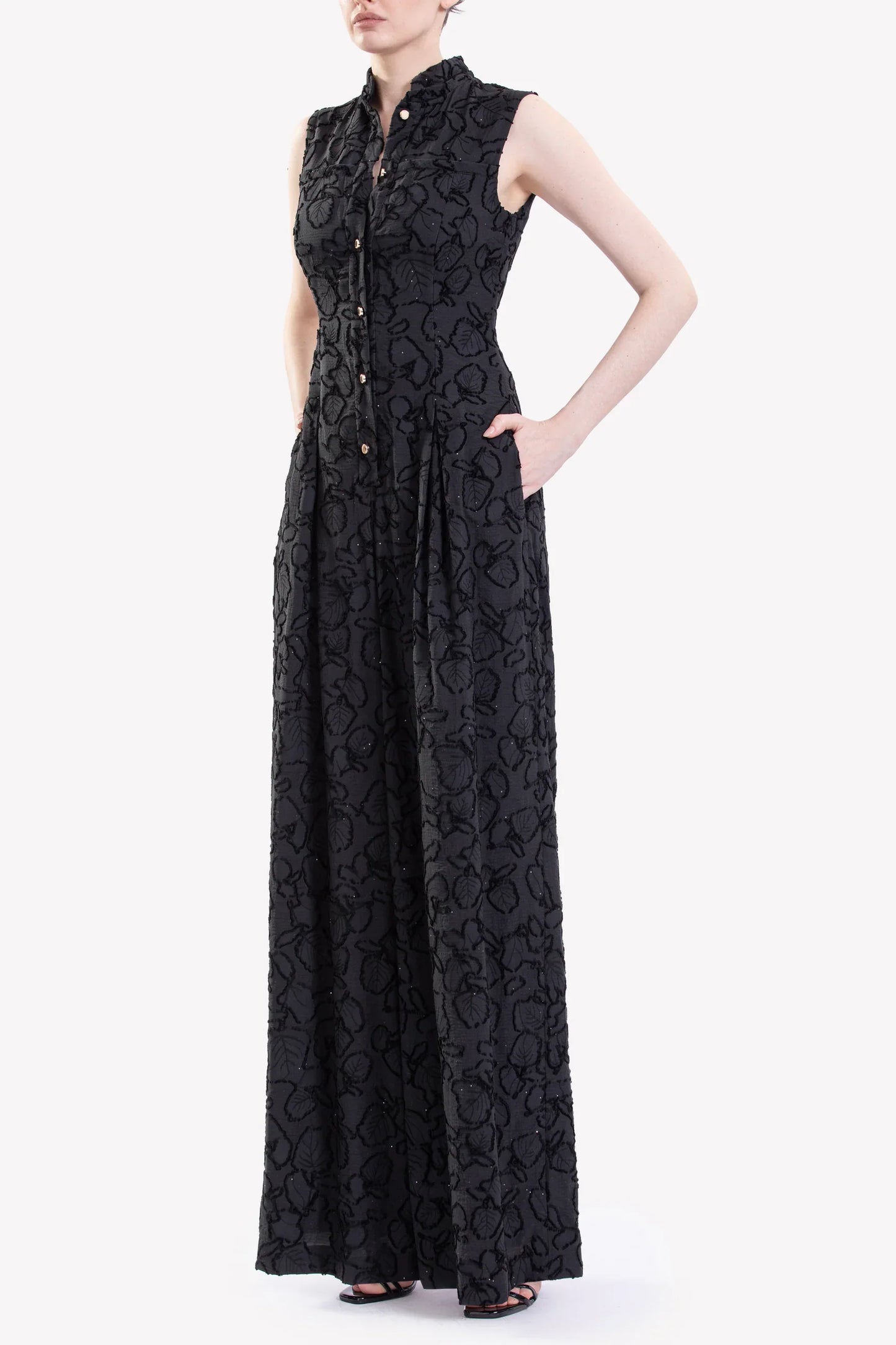 Textured Jumpsuit