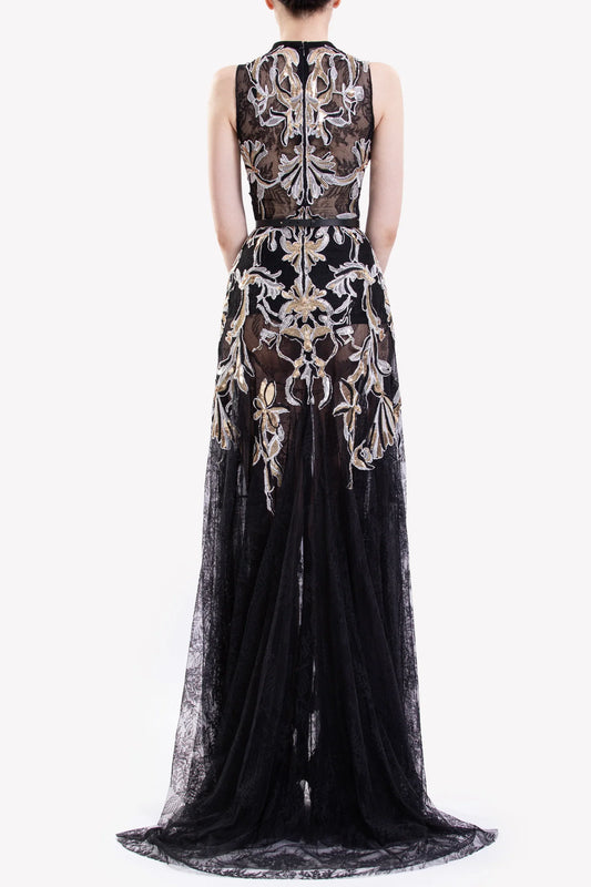 Embroidered Lace Dress