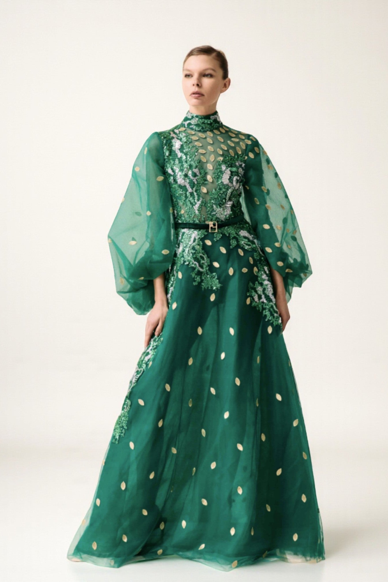 High Neck Gown
