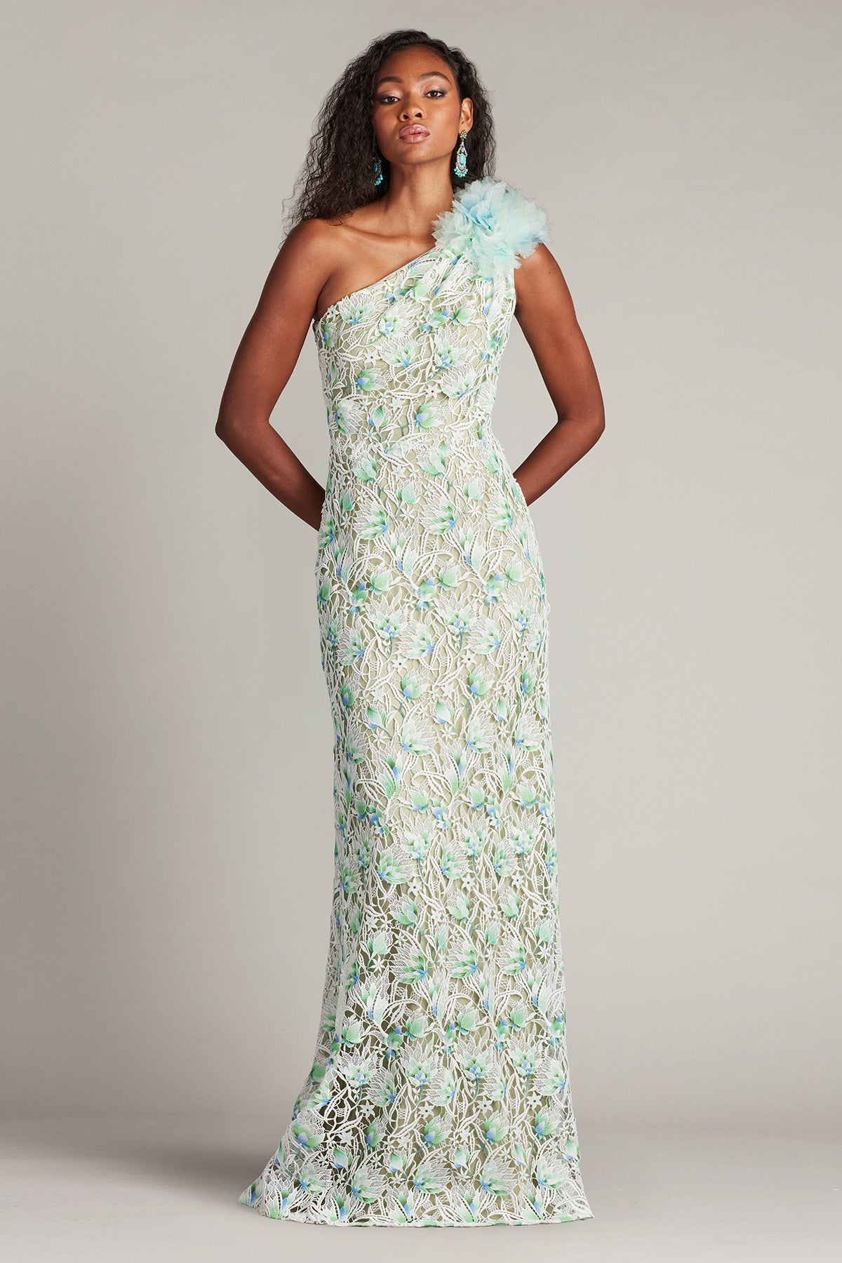One-Shoulder Fitted Gown