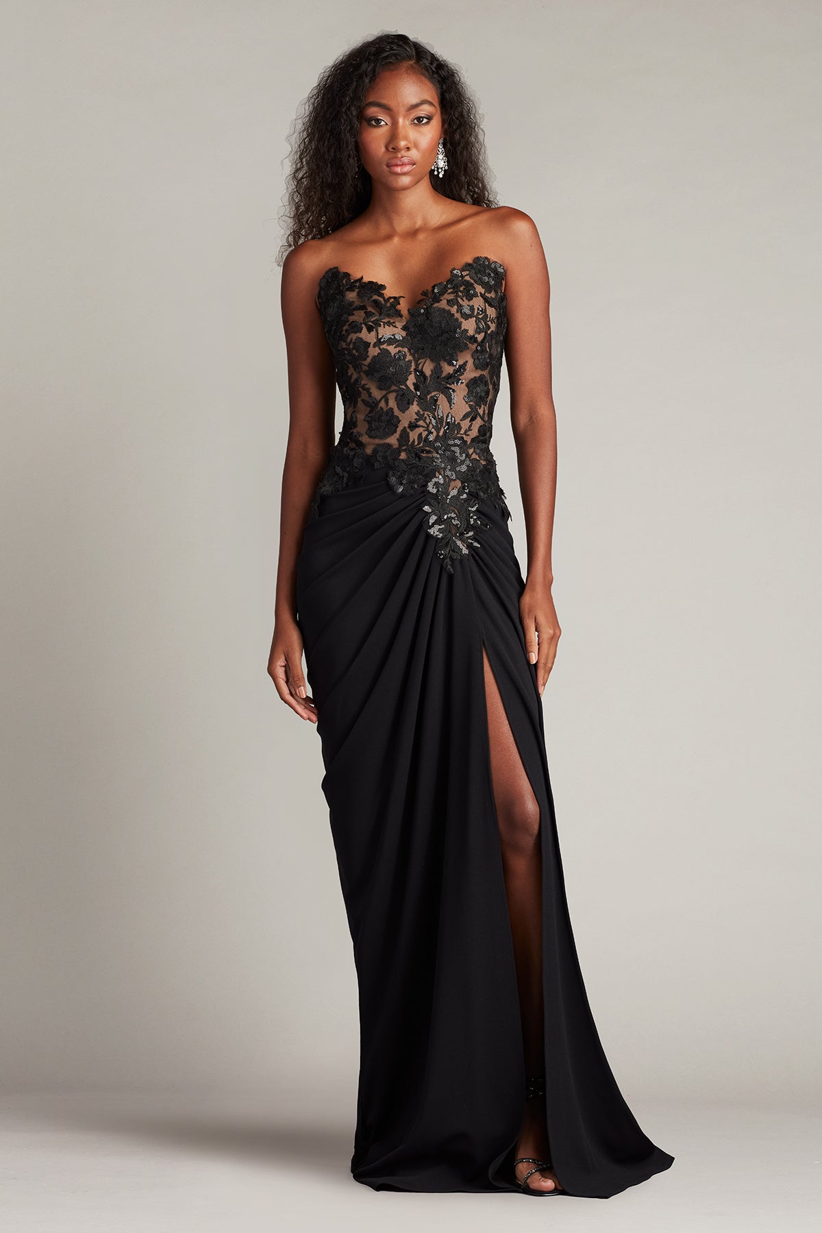 Embellished Sweetheart Gown