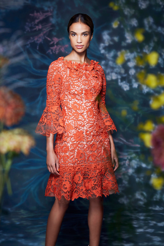 ? Bell Sleeve Mini Dress