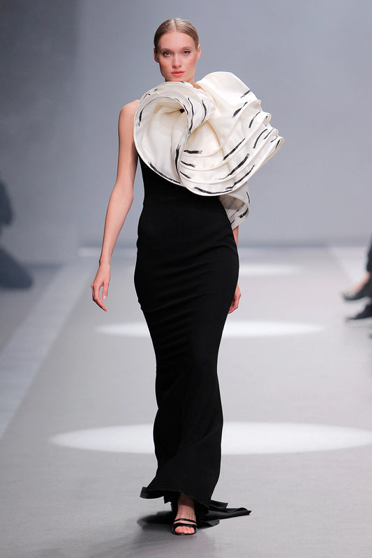 Oversized Pouf Gown