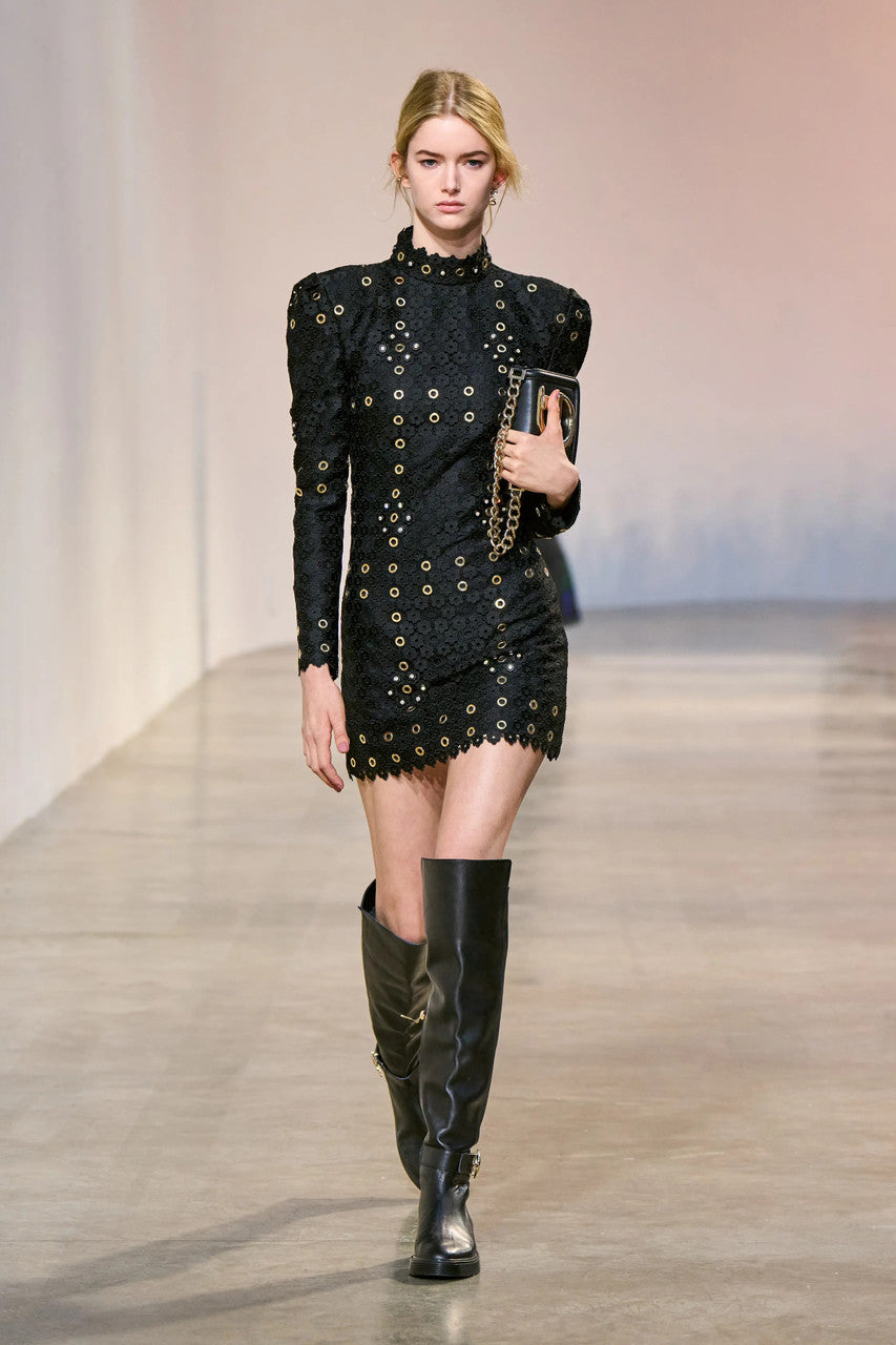 Macram? Mini Dress