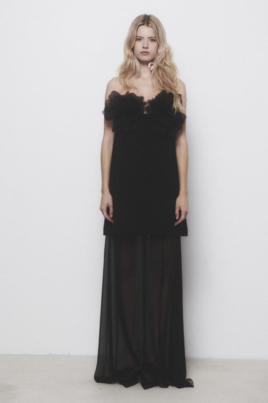 Flower Applique Gown