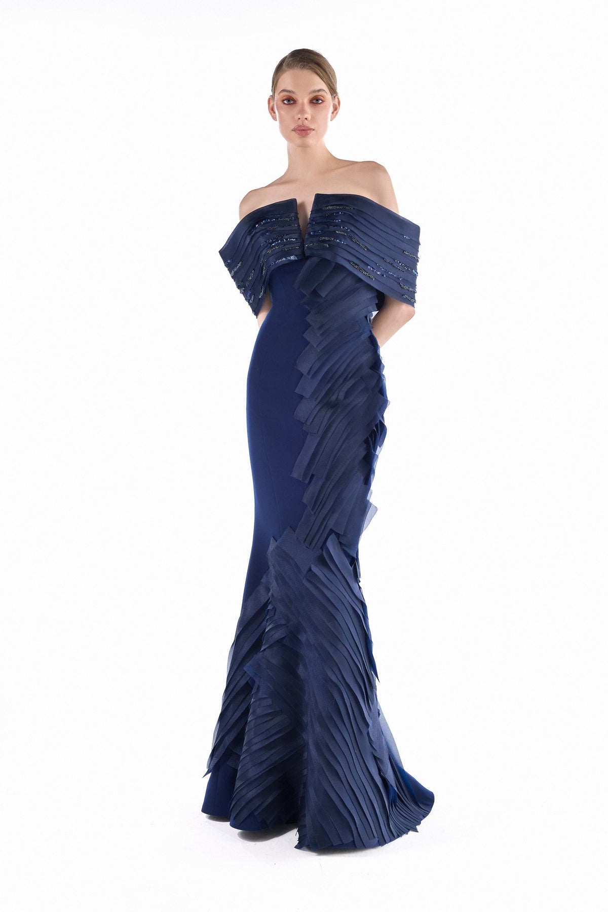 Midnight Fanfare Mermaid Gown