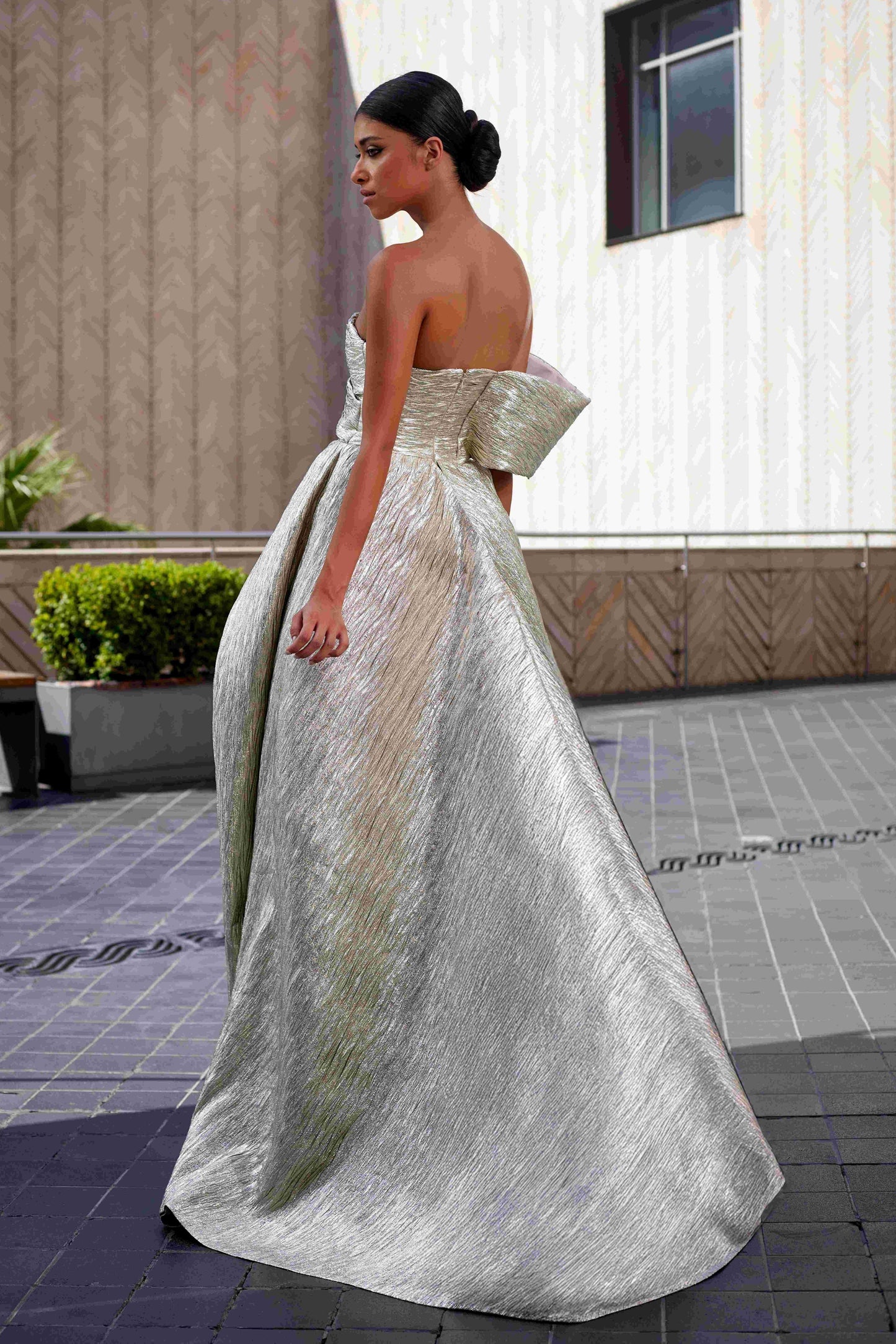Jacquard Gown