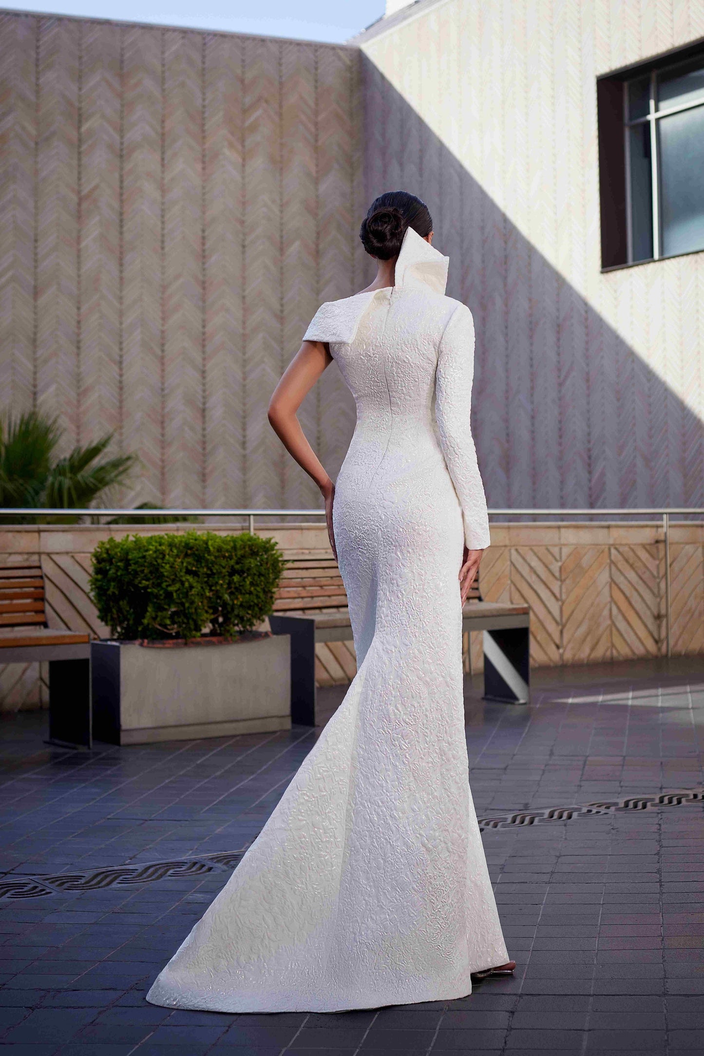 Jacquard Gown