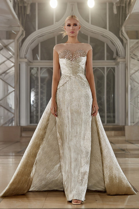 Jacquard Gown