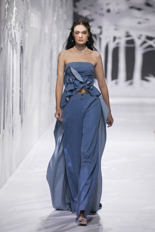 Marion Straight Denim Set