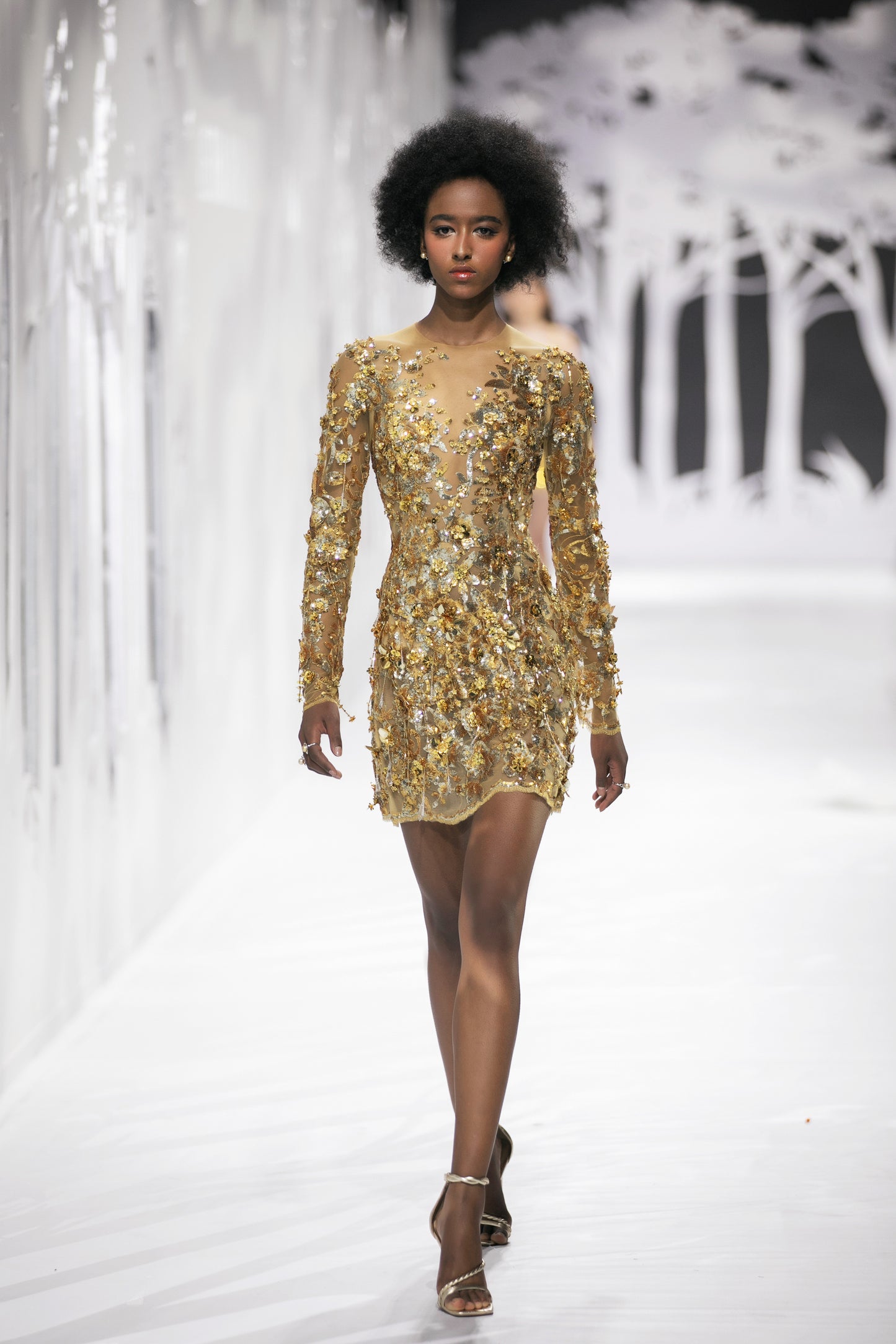 Lita Sunrise Bead Mini Dress