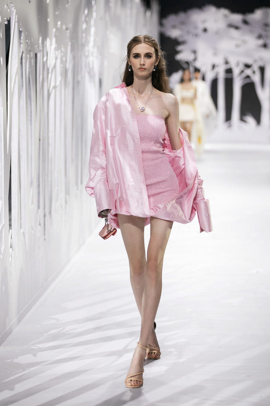 Eliette Taffeta Mini Dress