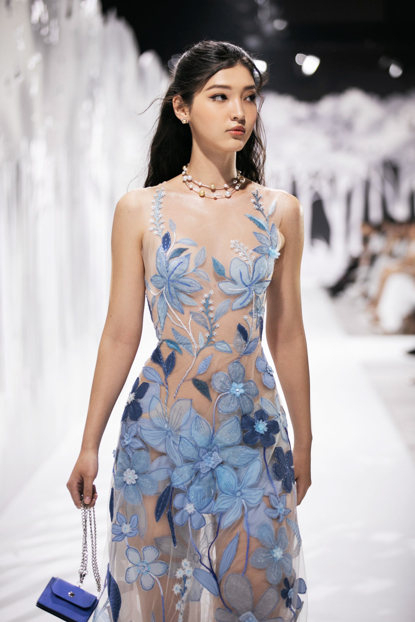 Nancy Sheer Maxi Dress