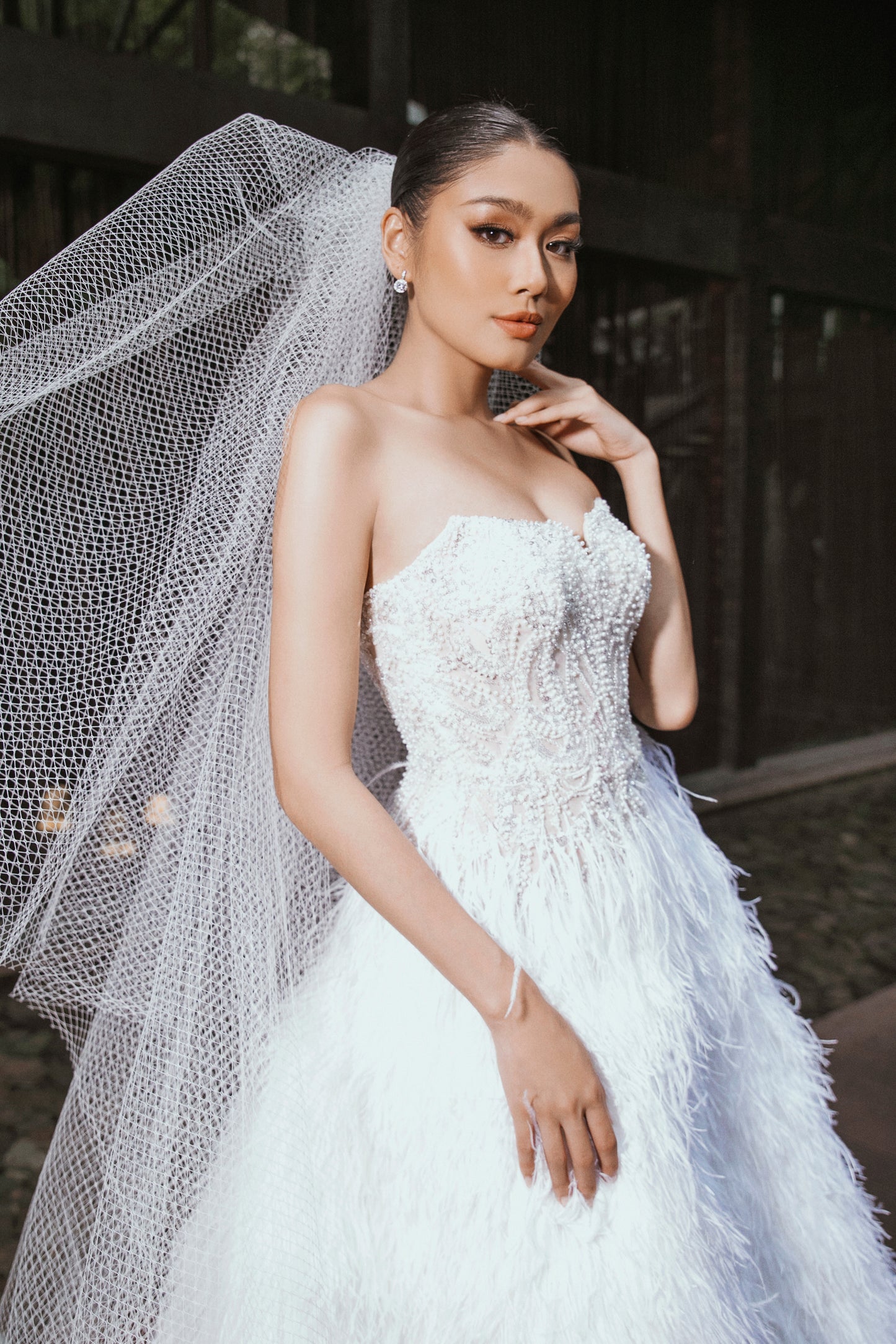 Serene Swan Wedding Dress