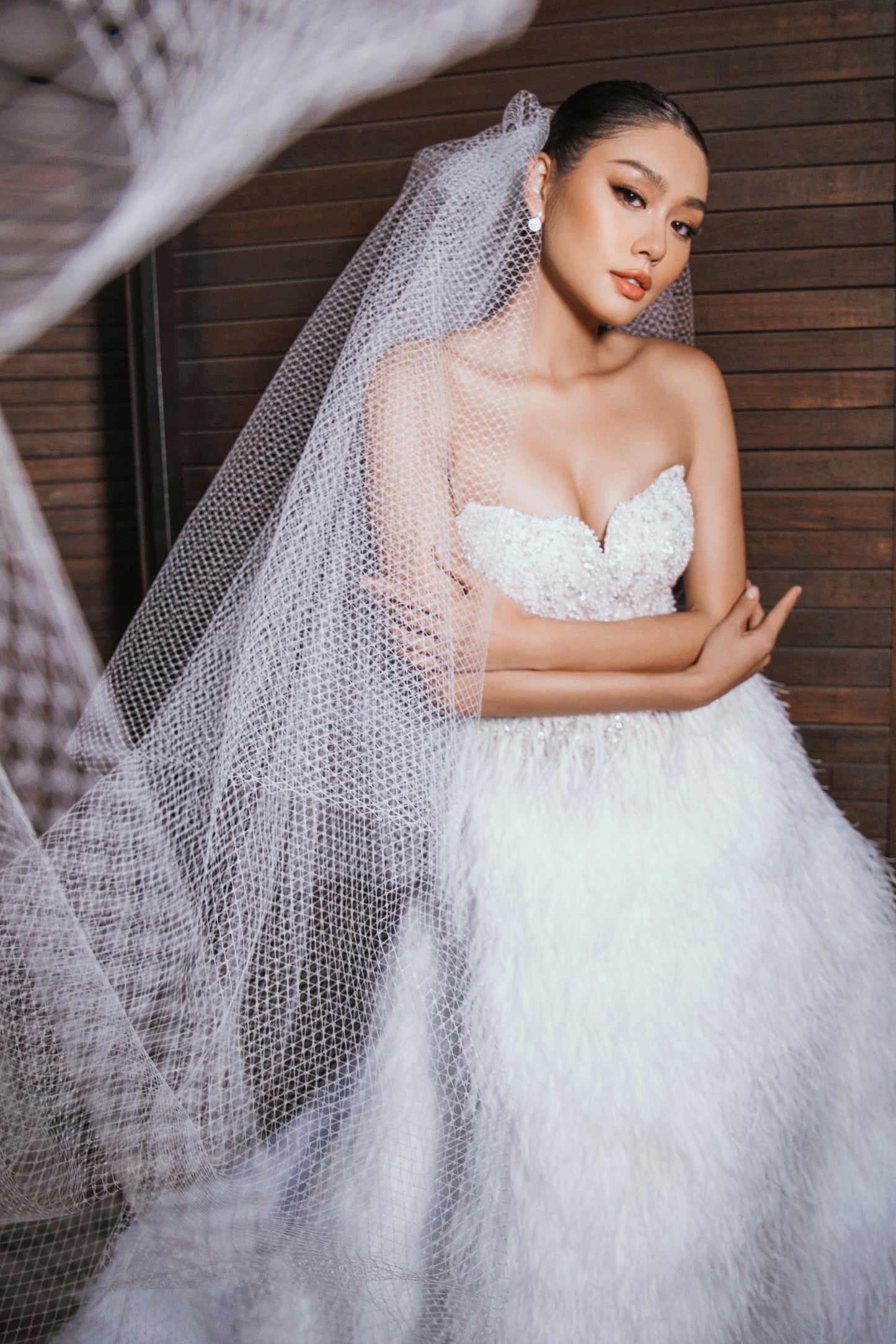 Serene Swan Wedding Dress