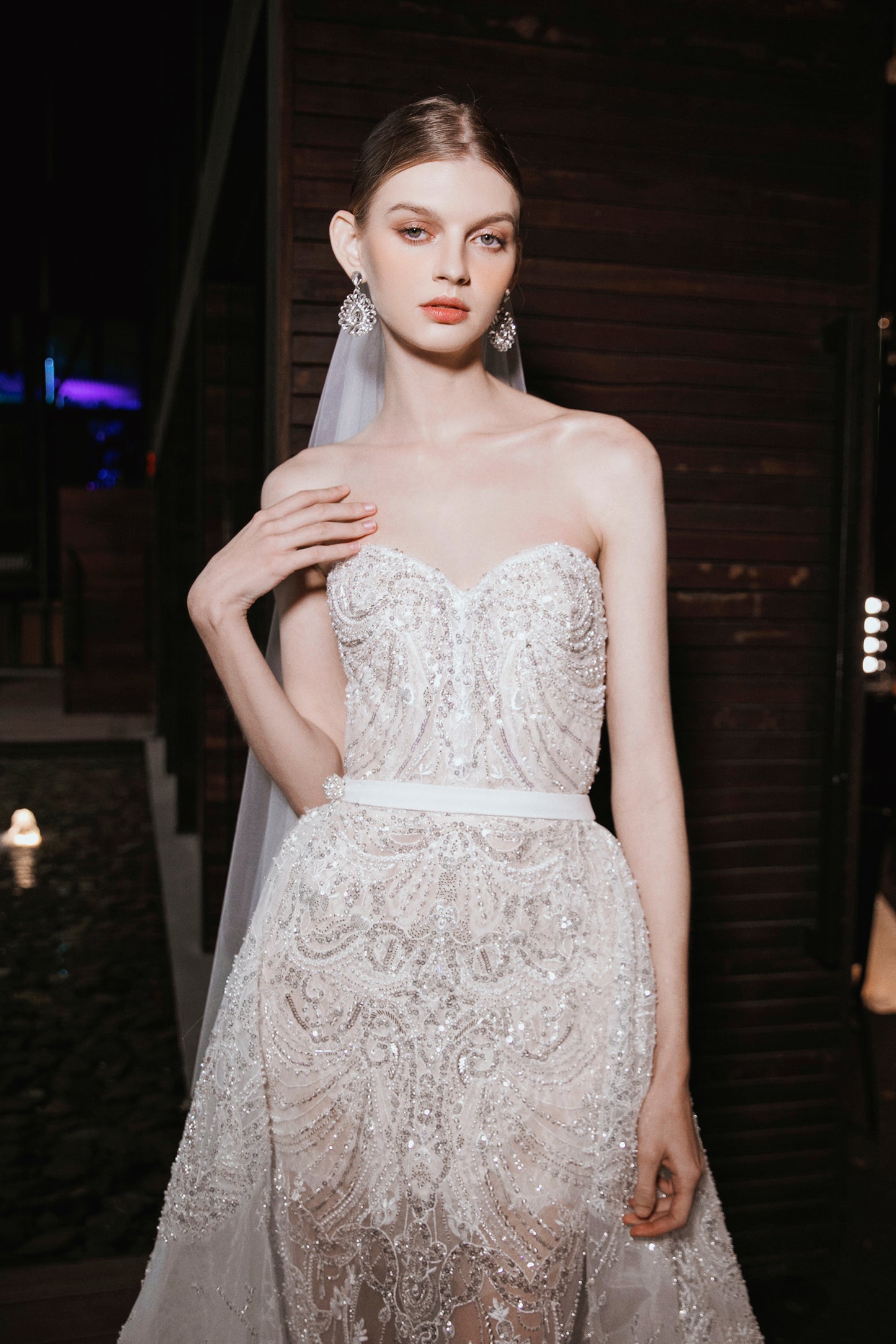 Serena Overskirt Wedding Dress