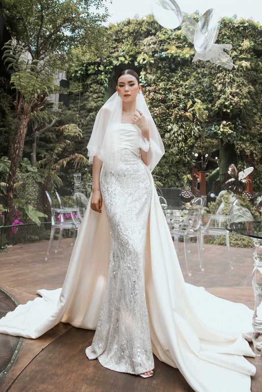 Shining Mermaid Wedding Dress