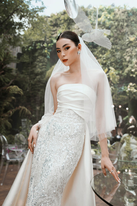 Shining Mermaid Wedding Dress