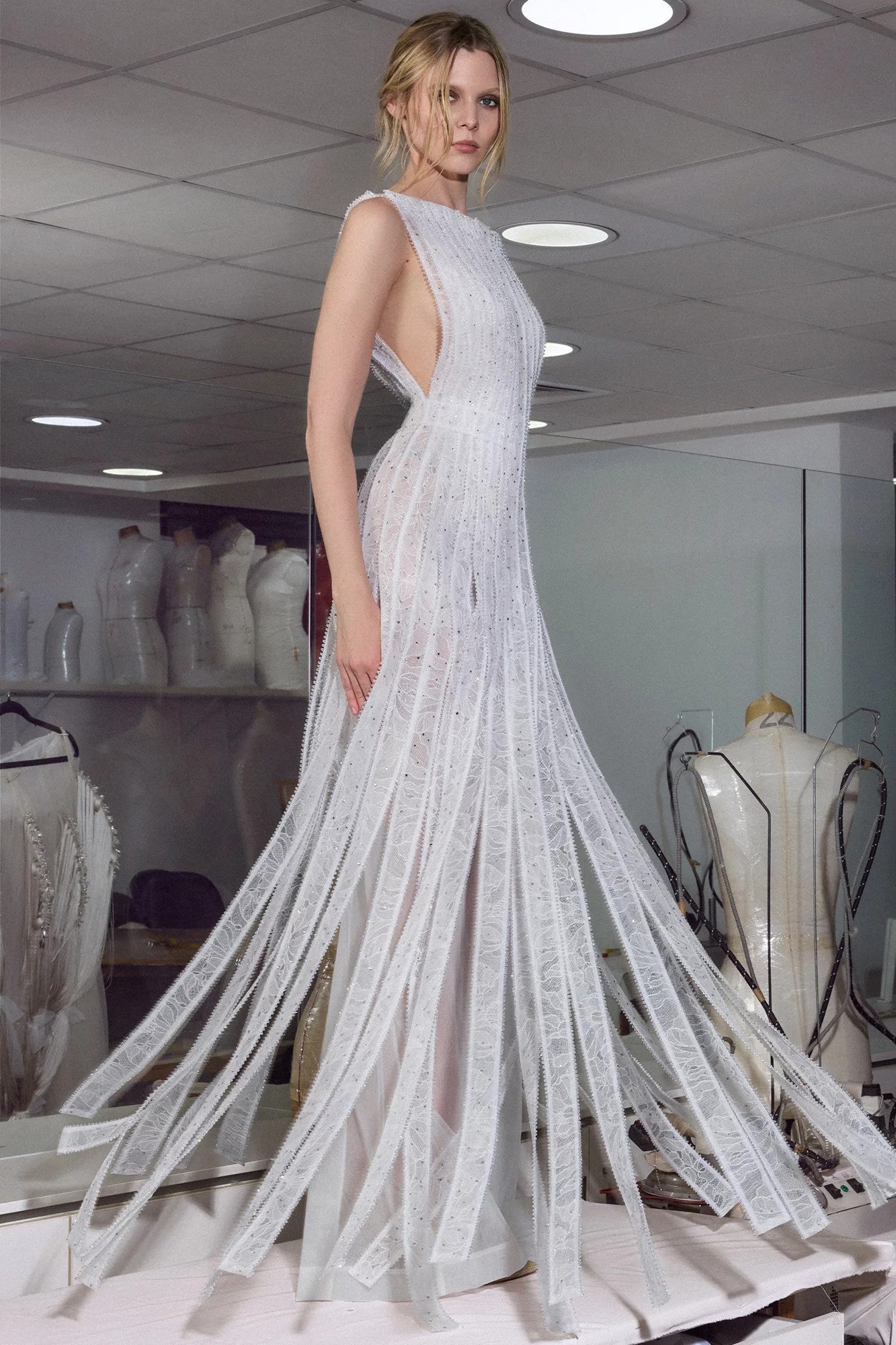 Sleeveless Column Gown