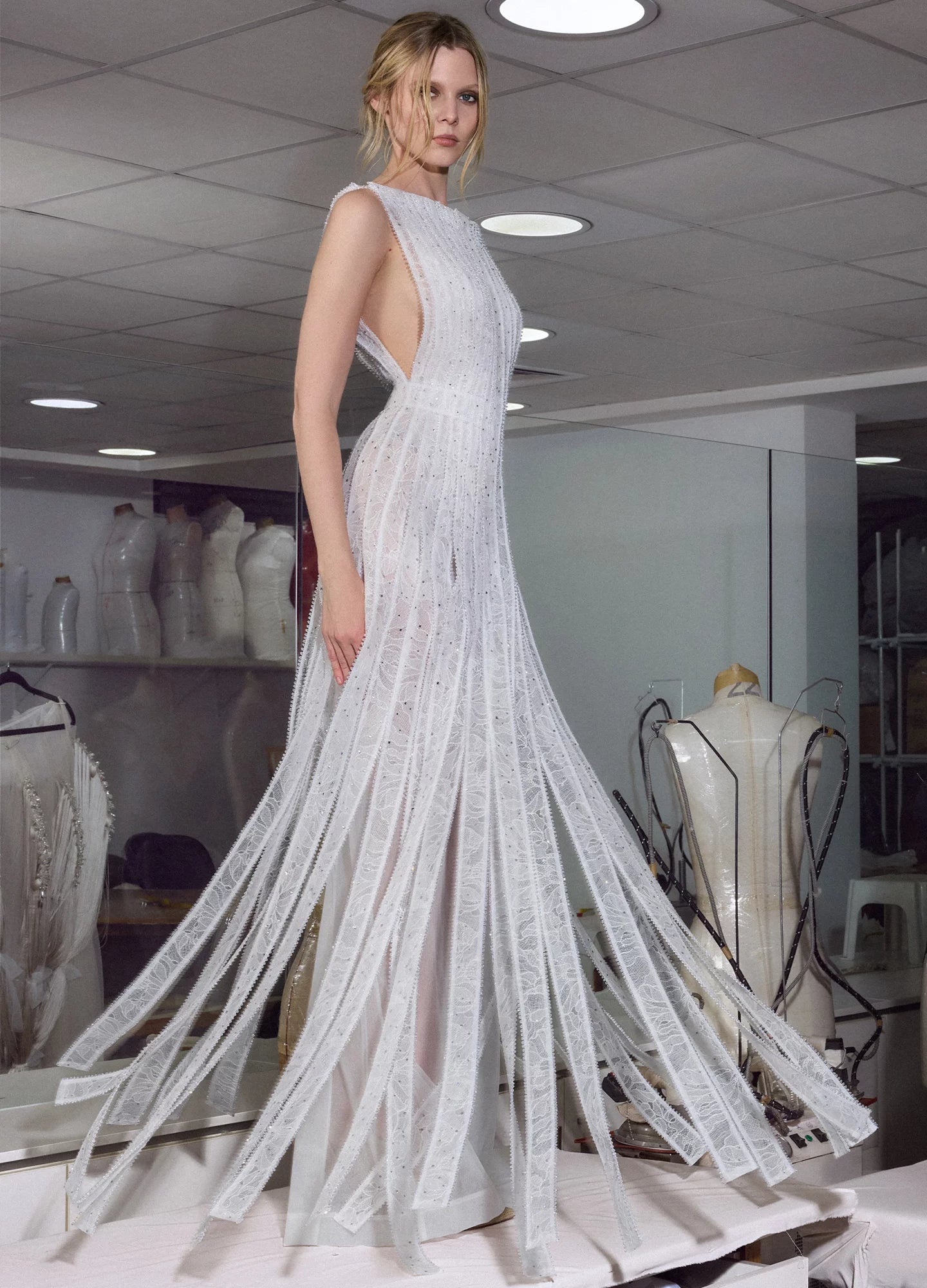 Sleeveless Column Gown