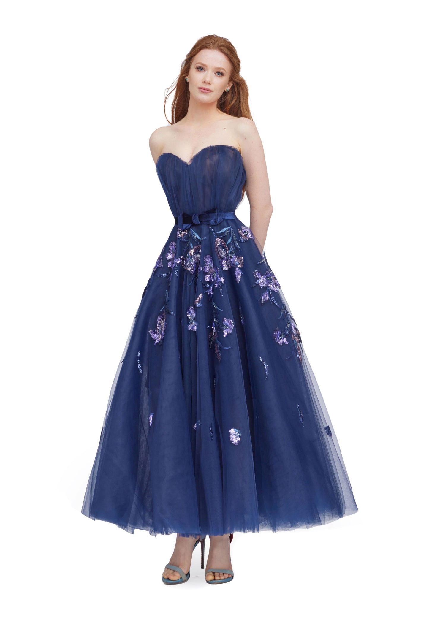 Tea-Length Tulle Dress