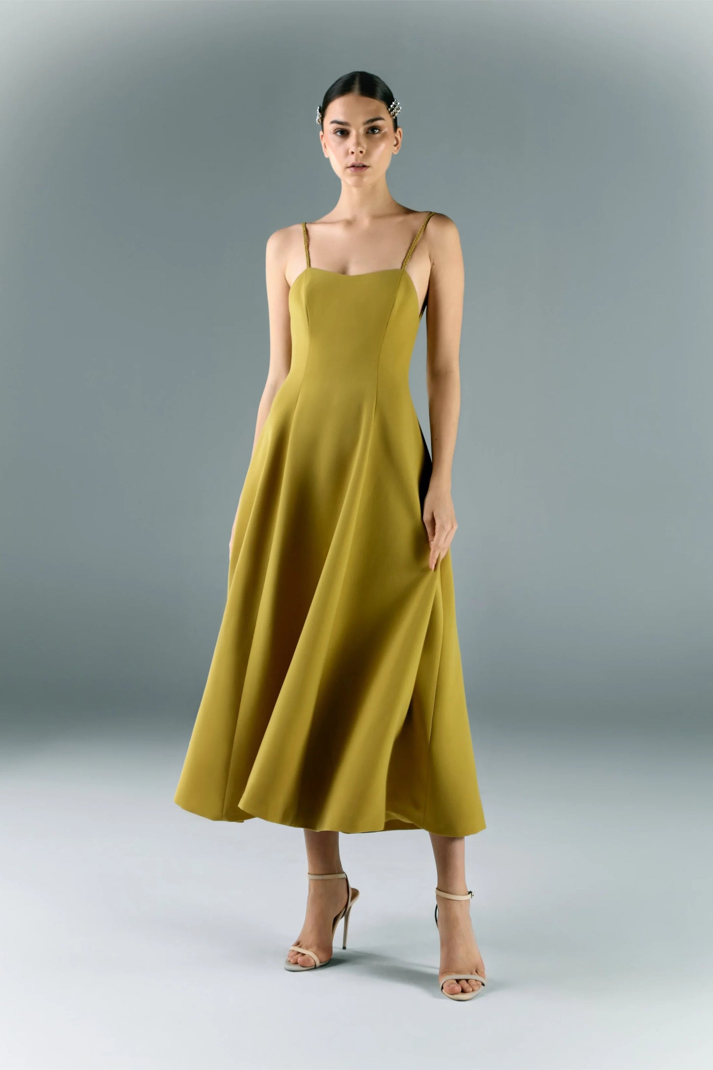 Midi Crepe Dress