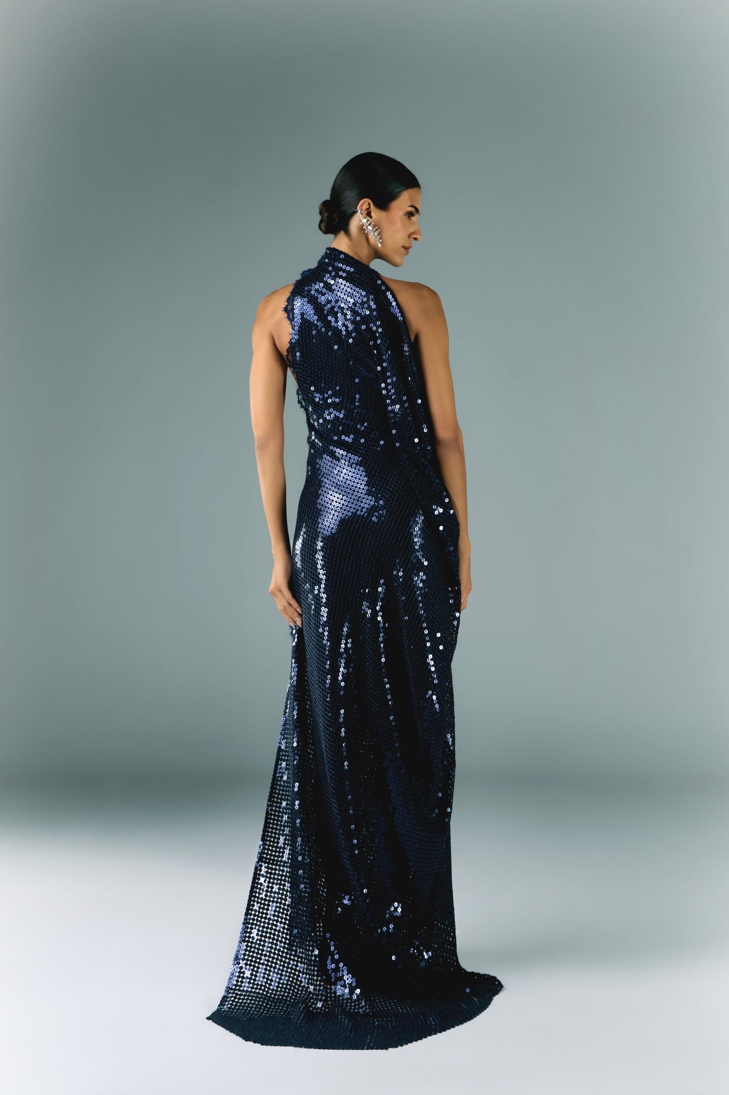 Long Sequins Dress