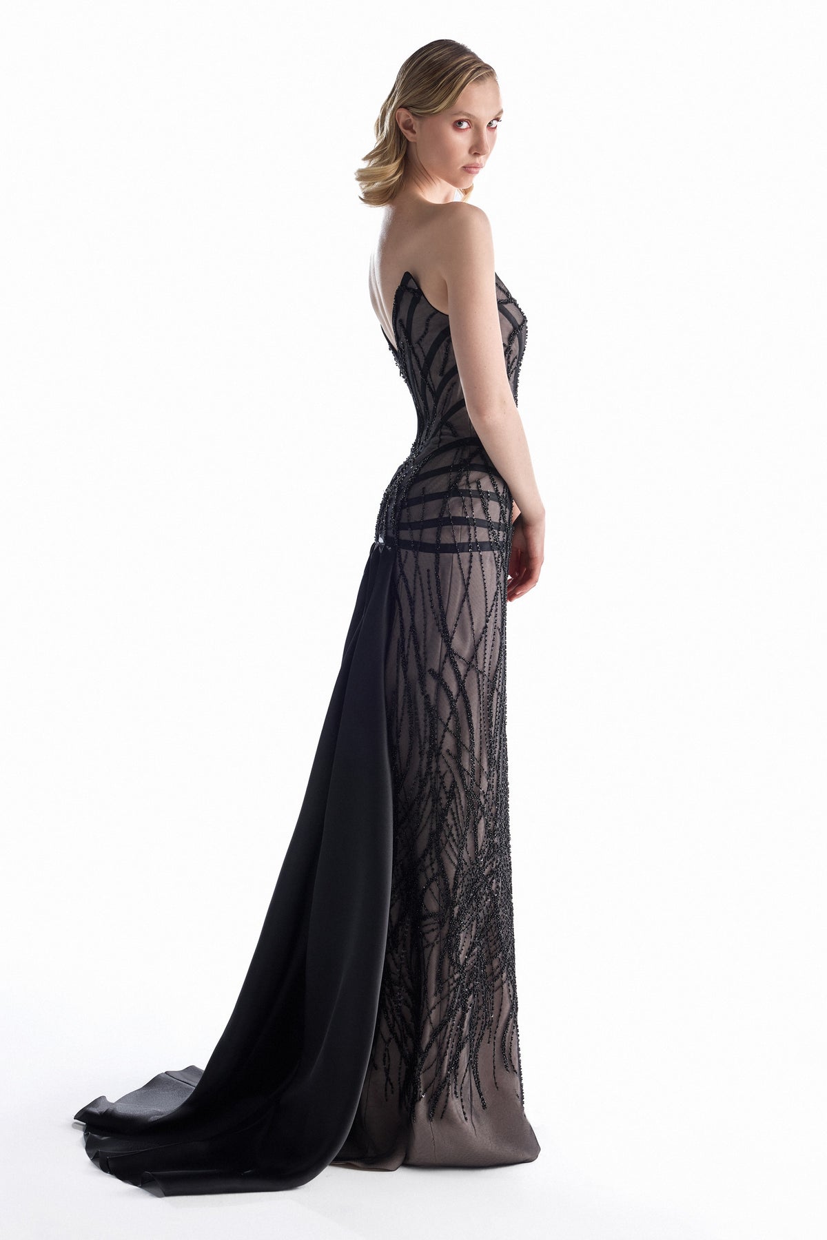 Noir Meridian Couture Gown