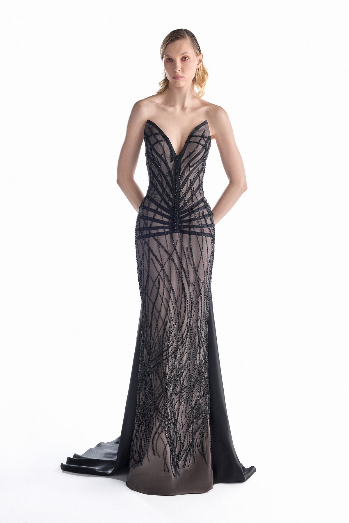 Noir Meridian Couture Gown