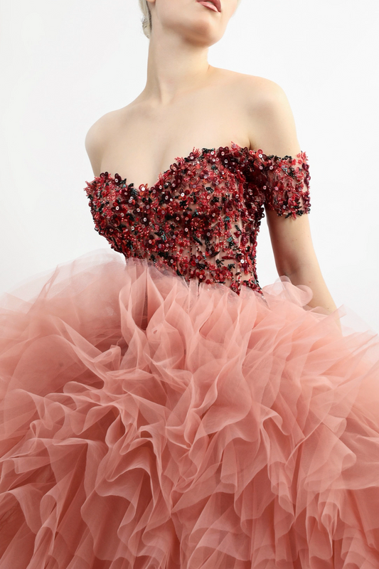 Off-Shoulder Gown