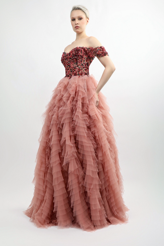 Off-Shoulder Gown